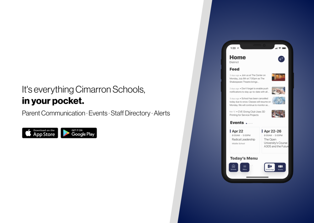 It's everything Cimarron Schools, in your pocket.